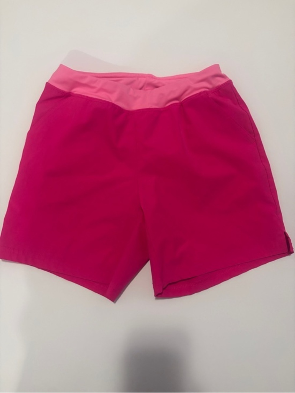 Pink swim shorts